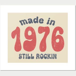 Made in 1976 still rocking vintage numbers Posters and Art